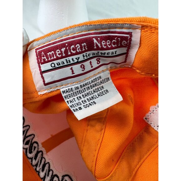 UT Vols Tennessee Orange Adjustable Baseball Cap By American Needle - Picture 6 of 7